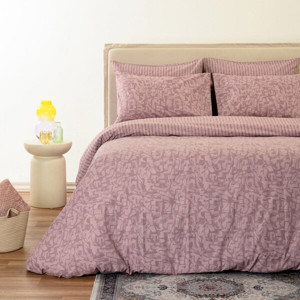 Παπλωματοθήκη Μονή (165x245) 2 Όψεων Melinen Ultra Line Storm Plum