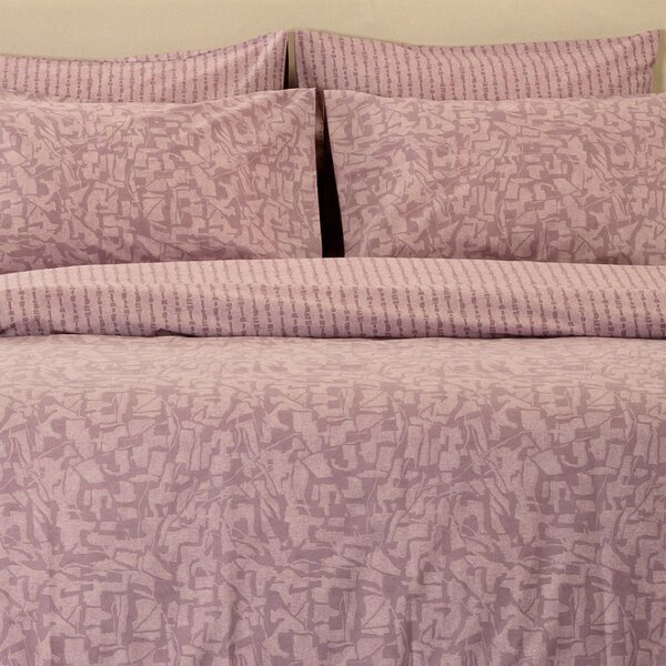 Παπλωματοθήκη Μονή (165x245) 2 Όψεων Melinen Ultra Line Storm Plum