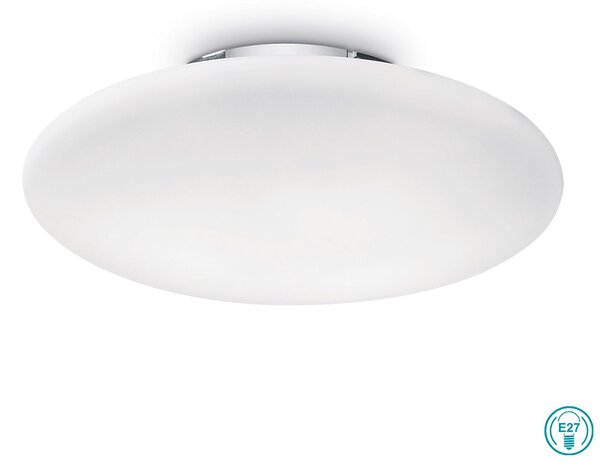 Φωτιστικό Οροφής Ideal Lux Smarties Bianco 032030 D50