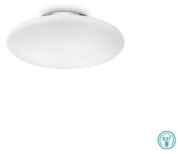 Φωτιστικό Οροφής Ideal Lux Smarties Bianco 032047 D40