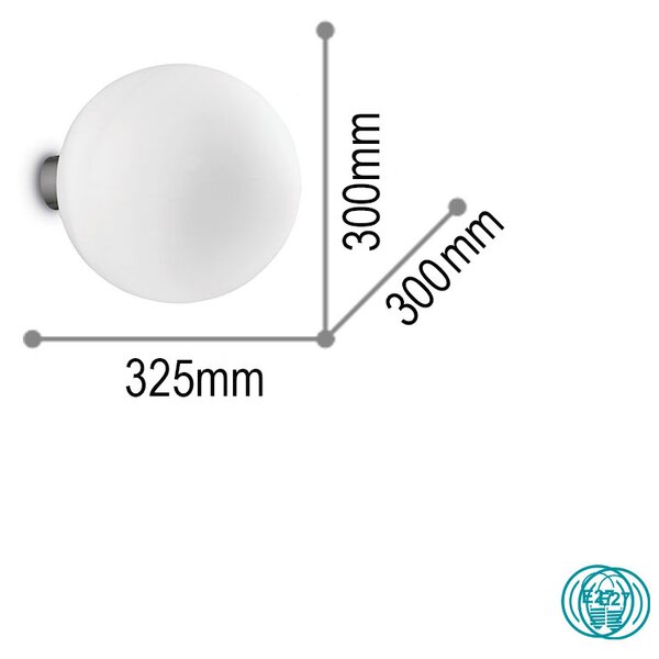 Απλίκα Ideal Lux Mapa Bianco 059822 D30