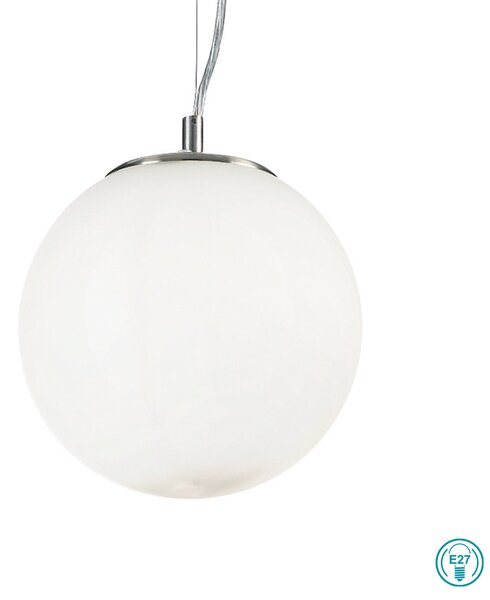 Κρεμαστό Φωτιστικό Ideal Lux Mapa Bianco 009148 D20