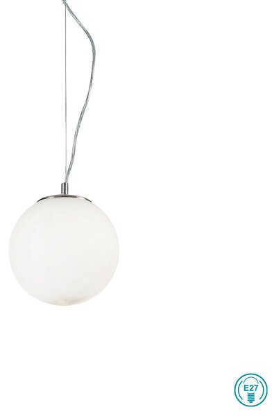 Κρεμαστό Φωτιστικό Ideal Lux Mapa Bianco 009148 D20