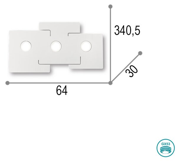 Φωτιστικό Οροφής Ideal Lux Totem 215761