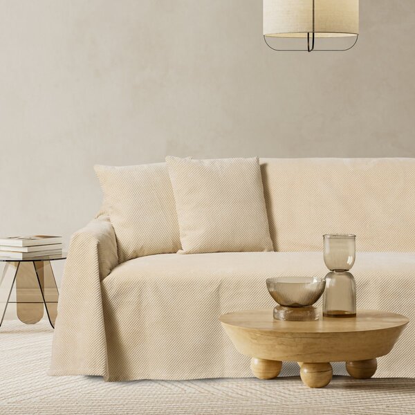 Ριχτάρι Καναπέ Διθέσιου Fleece (180x250) Das Home 0308 Beige