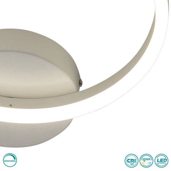 Απλίκα Fabas Luce Giotto 3508-21-102 Λευκό