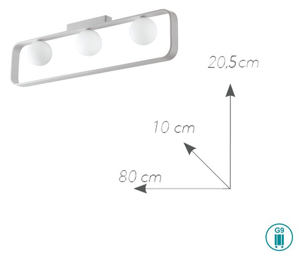 Φωτιστικό Οροφής Fan Europe Roxy-PL3 8031414868803 Λευκό