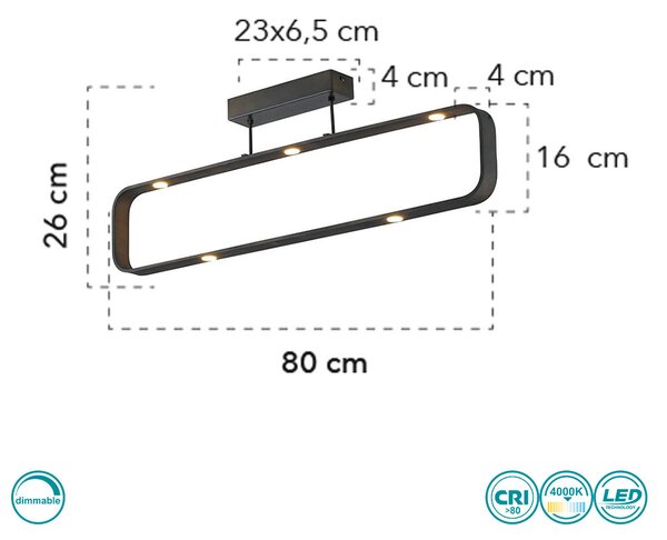 Φωτιστικό Οροφής Fan Europe Moka-PL7 8031414863495