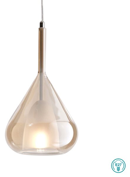 Φωτιστικό Κρεμαστό Fabas Luce Lila 3481-40-125 Μελί