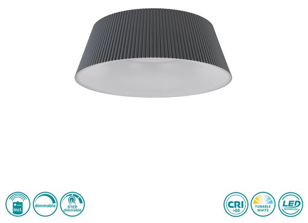 Φωτιστικό Οροφής Globo Lighting Crotone 48801A-45 Ανθρακί