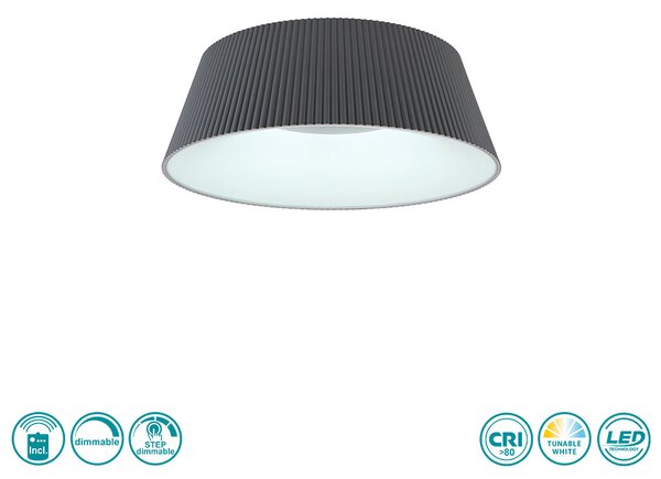 Φωτιστικό Οροφής Globo Lighting Crotone 48801A-45 Ανθρακί