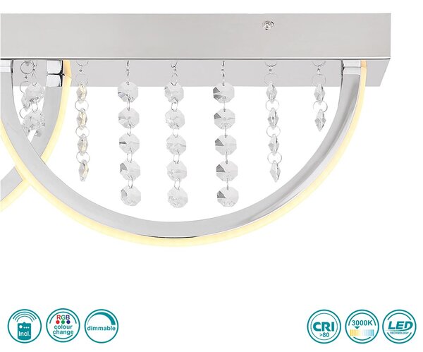 Φωτιστικό Οροφής Globo Lighting Gert 67104-14