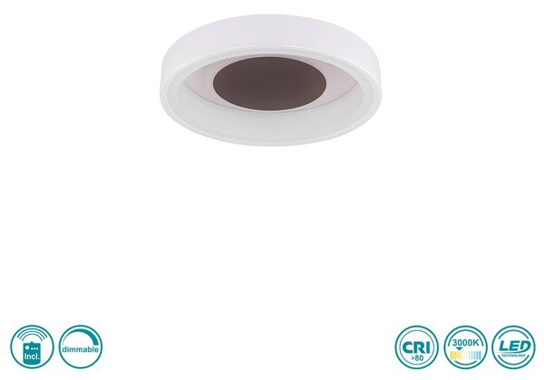 Φωτιστικό Οροφής Globo Lighting Goffi 48398-24 Λευκό