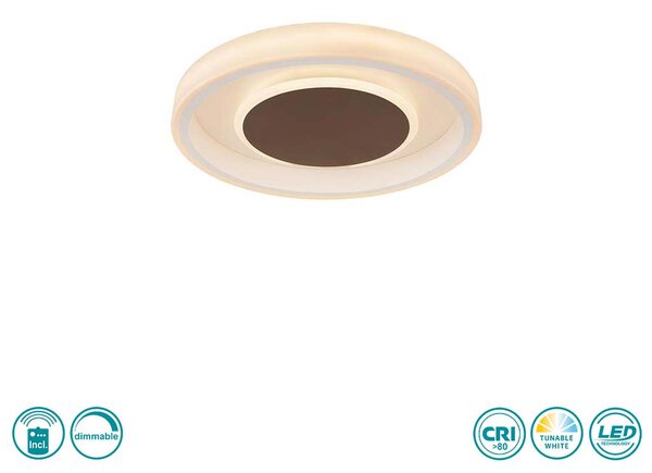 Φωτιστικό Οροφής Globo Lighting Goffi 48398-40 Λευκό