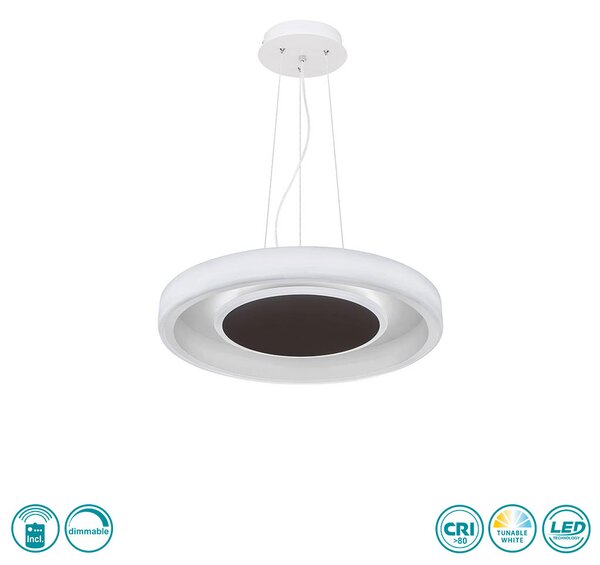 Κρεμαστό Φωτιστικό Globo Lighting Goffi 48398-40H Λευκό