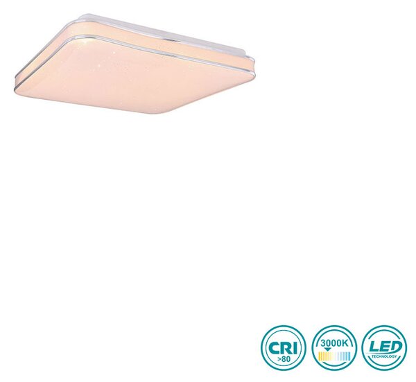 Φωτιστικό Οροφής Globo Lighting Lassy 48406-24 Λευκό