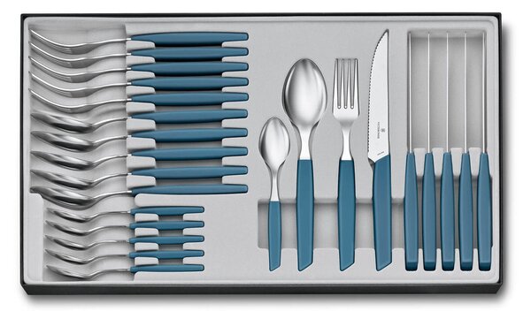 Σετ Μαχαιροπίρουνα Victorinox Swiss Modern - Blue - 24 τεμάχια