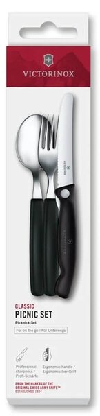 Σετ Μαχαιροπίρουνα Victorinox Swiss Classic - Black - 3 τεμάχια