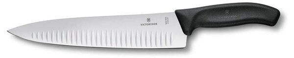 Μαχαίρι σεφ Victorinox Swiss Classic με αυλακώσεις και μήκος λεπίδας 25cm - Black