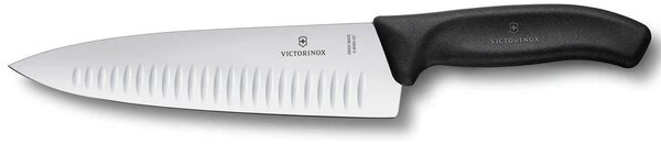 Μαχαίρι σεφ Victorinox Swiss Classic με αυλακώσεις και μήκος λεπίδας 20cm - Black