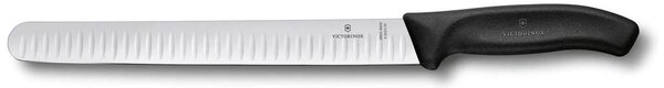 Μαχαιρι τεμαχισμού Victorinox Swiss Classic με αυλακώσεις και μήκος λεπίδας 25cm - Black
