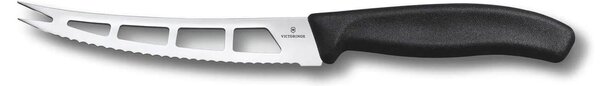 Μαχαίρι για βούτυρο και κρεμώδες τυρί Victorinox Swiss Classic οδοντωτό με μήκος λεπίδας 13cm - Black