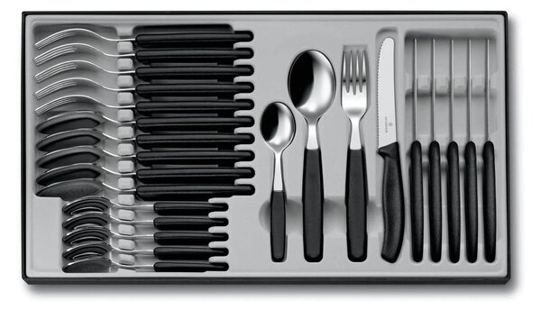 Σετ Μαχαιροπίρουνα Victorinox Swiss Classic - Black - 24 τεμάχια