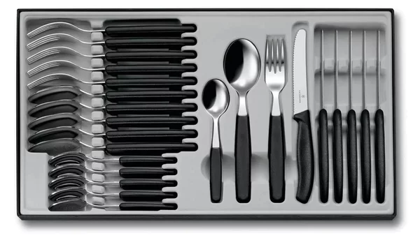 Σετ Μαχαιροπίρουνα Victorinox Swiss Classic - Black - 24 τεμάχια