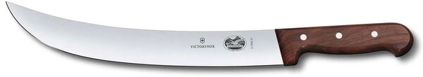 Μαχαίρι κρέατος Victorinox με καμπύλη λάμα, ξύλινη λαβή και μήκος λεπίδας 31cm