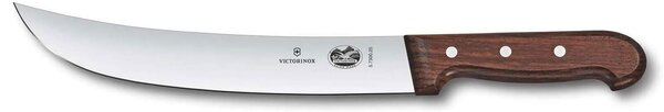 Μαχαίρι κρέατος Victorinox με καμπύλη λάμα, ξύλινη λαβή και μήκος λεπίδας 25cm