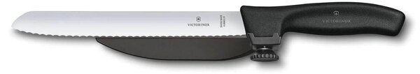 Μαχαιρι τεμαχισμού Victorinox Swiss Classic ρυθμιζόμενο, οδοντωτό και μήκος λεπίδας 21cm - Black