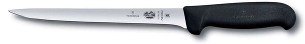 Μαχαίρι φιλεταρίσματος Victorinox Fibrox με στενή, εύκαμπτη λάμα μήκος λεπίδας 20cm - Black