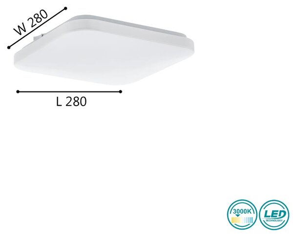 Φωτιστικό Οροφής Eglo Frania 97874 Λευκό