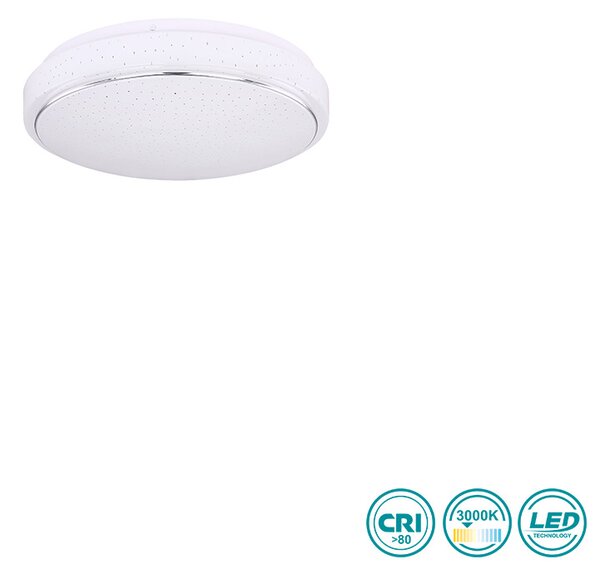 Φωτιστικό Οροφής Globo Lighting Kalle 48408-18 Λευκό