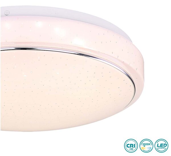 Φωτιστικό Οροφής Globo Lighting Kalle 48408-18 Λευκό