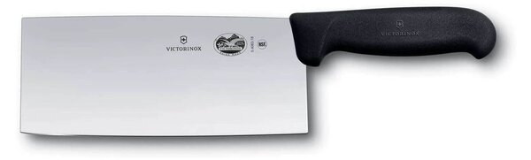 Μαχαίρι Κινέζικου Τύπου Victorinox Fibrox με μήκος λεπίδας 18cm - Black