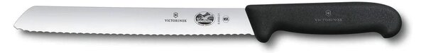 Μαχαίρι Ψωμιού Victorinox Fibrox με μήκος λεπίδας 21cm - Black