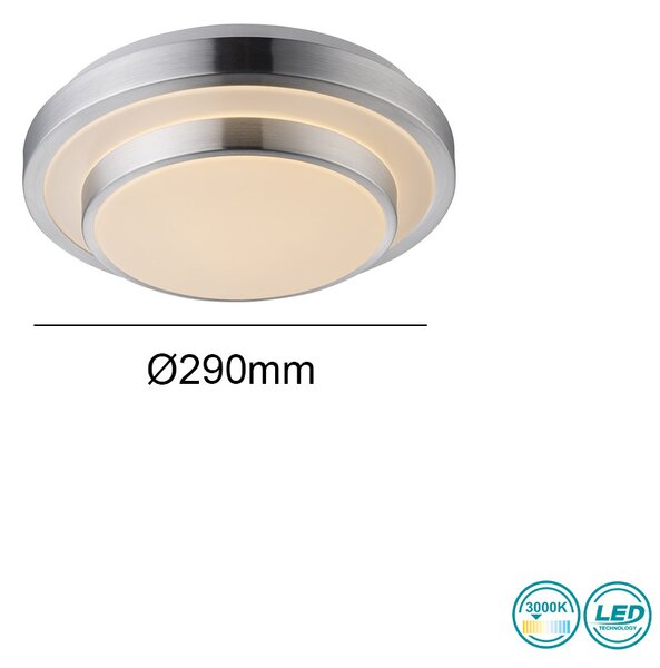 Φωτιστικό Οροφής Globo Lighting Ina I 41738-12 Λευκό