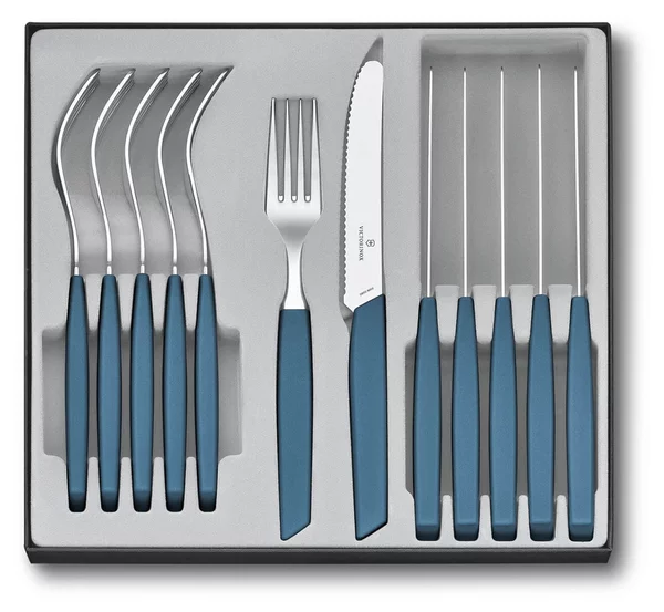 Σετ Μαχαιροπίρουνα Victorinox Swiss Modern - Blue - 12 τεμάχια