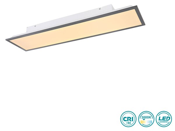 Φωτιστικό Οροφής Globo Lighting Doro 416080D4 Γκρι