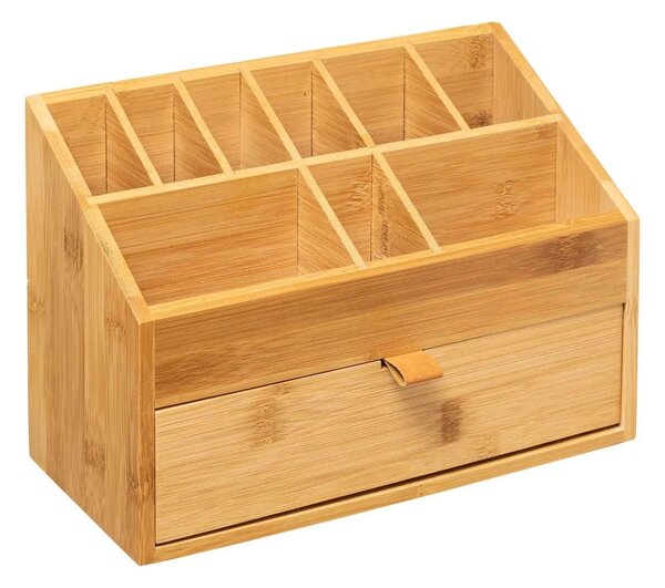 Κουτί Οργάνωσης Make up 5five από Ξύλο Bamboo, 25.5x12.5x18.5cm - Απόχρωση Ξύλου