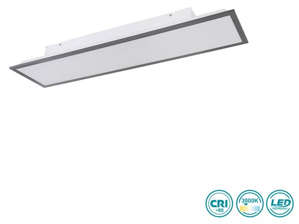 Φωτιστικό Οροφής Globo Lighting Doro 416080D4 Γκρι