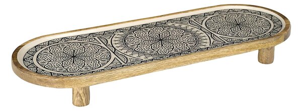 Δίσκος Σερβιρίσματος Home Deco Factory από Ξύλο Mango, με διαστάσεις 50x18x5cm