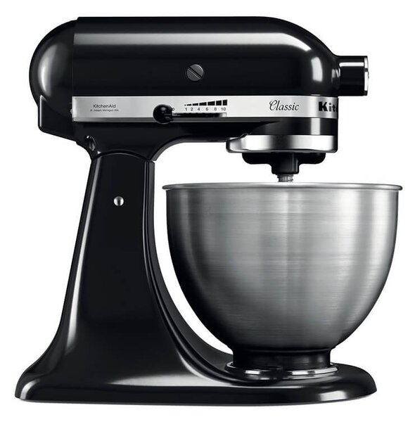Κουζινομηχανή KitchenAid Classic 5K45SSEOB με ισχύ 275W, 10 ταχύτητες και χωρητικότητα 4.28L