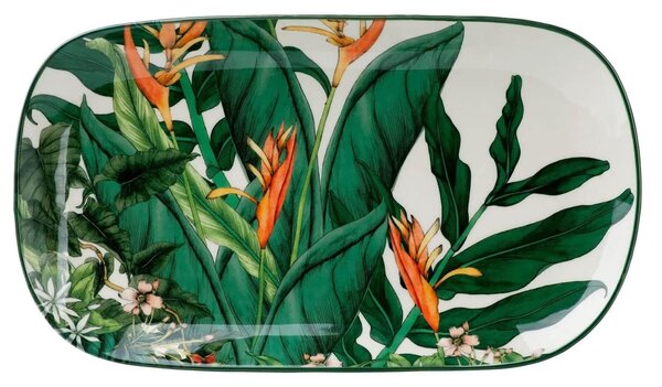 Πιατέλα σερβιρίσματος Maxwell & Williams TBP Night Garden με διαστάσεις 35x19cm - Πορσελάνη - Multicolour