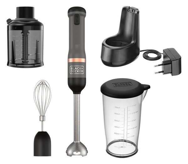 Ραβδομπλέντερ Black+Decker BCKM1013KG-QW με ισχύ 7.2V και 5 ταχύτητες