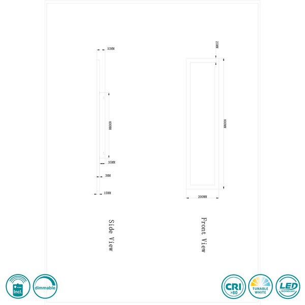 Φωτιστικό Οροφής Globo Lighting Rosi 41604D4F Λευκό