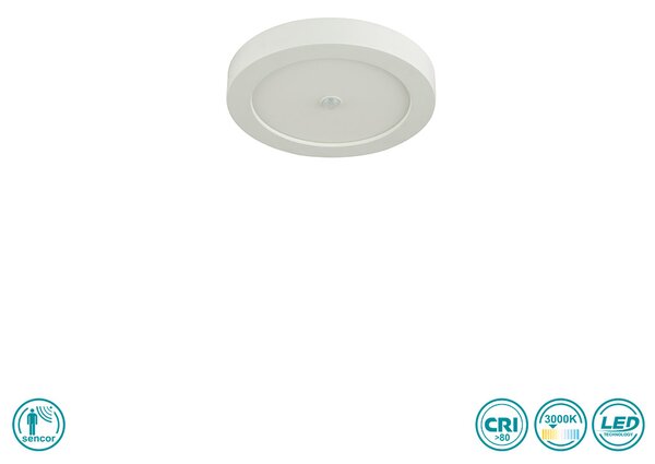 Φωτιστικό Οροφής Με Αισθητήρα Κίνησης Globo Lighting Paula 41605-18S Λευκό