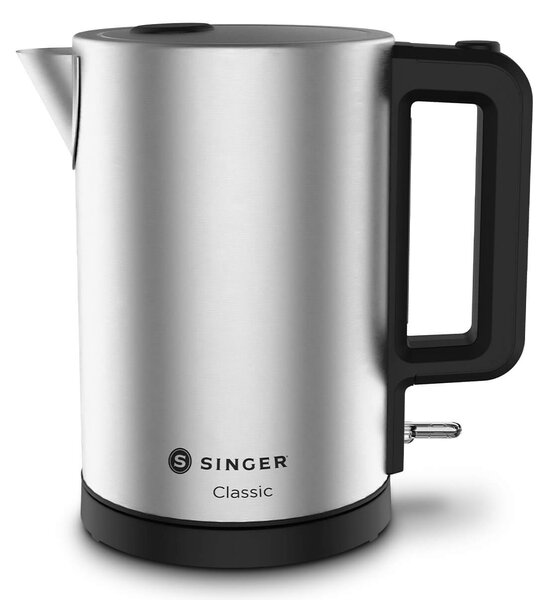 Βραστήρας Singer Classic WK 15070IN με χωρητικότητα 1.7L και ισχύ 2200W - Inox