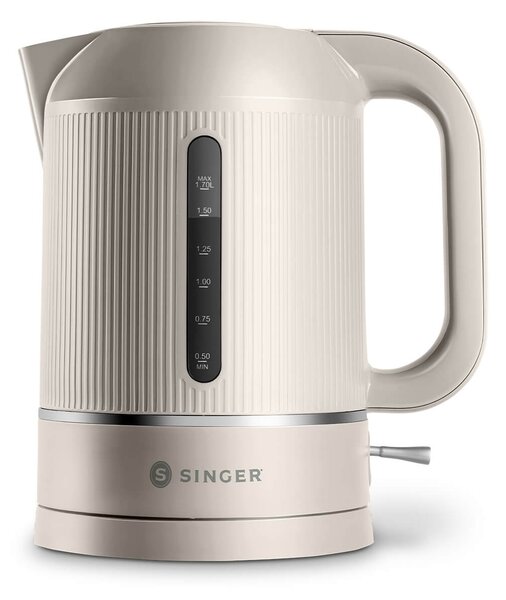 Βραστήρας Singer Tiffanys WK 15060IV με χωρητικότητα 1.7L και ισχύ 2200W - Ivory